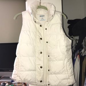 White Old Navy Vest